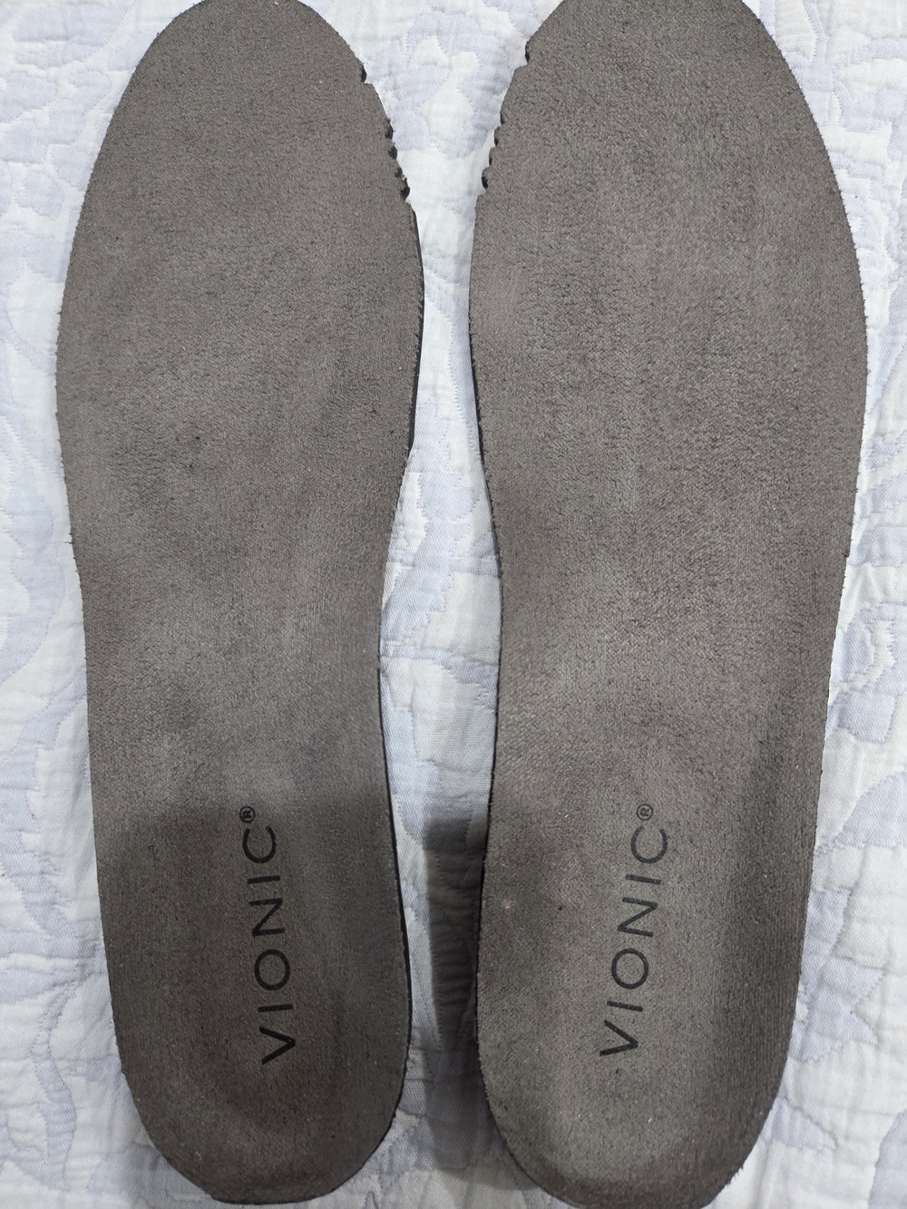 Vionic Gray Orthotic Shoe Insoles Women's 8.5M
